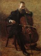 Thomas Eakins Play the Cello oil painting artist